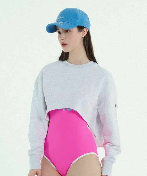 GET IT ON(ゲットイットオン)の「シグネチャークロップトップ_ホワイト(その他トップス・レディース・その他・F)」の6枚目の写真