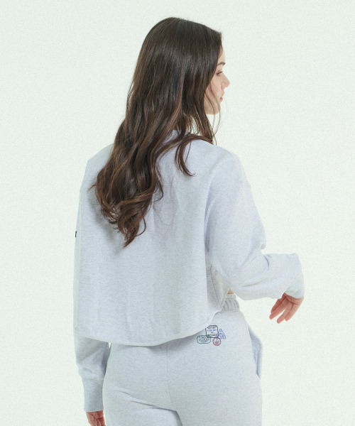 GET IT ON(ゲットイットオン)の「シグネチャークロップトップ_ホワイト(その他トップス・レディース・その他・F)」の8枚目の写真