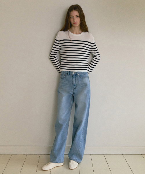 OCTETTE(オテット)の「MARIN UNBALANCE CROP KNIT(ニット/セーター・レディース・その他・FREE)」の3枚目の写真