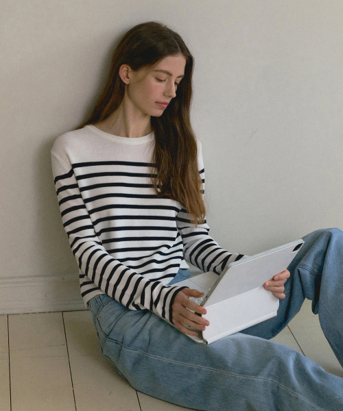 OCTETTE(オテット)の「MARIN UNBALANCE CROP KNIT(ニット/セーター・レディース・その他・FREE)」の5枚目の写真
