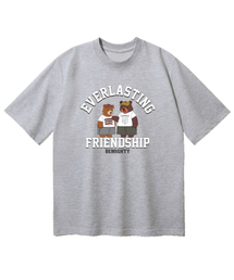 BEMIGHTY（ビーマイティー）の「Friendship Overfit Short Sleeve T-Shirt [Melange Gray]（Tシャツ/カットソー）」