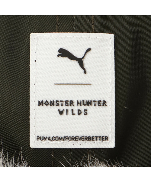 PUMA（プーマ）の「PUMA プーマ ユニセックス PUMA x モンスターハンターワイルズ アイルー トラッパー ハット（ハット・メンズ・グリーン系その他・MEDIUM/LARGE）」の9枚目の写真