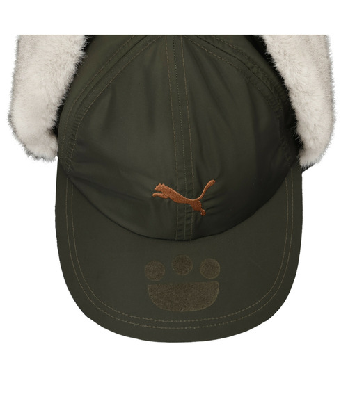 PUMA（プーマ）の「PUMA プーマ ユニセックス PUMA x モンスターハンターワイルズ アイルー トラッパー ハット（ハット・メンズ・グリーン系その他・MEDIUM/LARGE）」の11枚目の写真