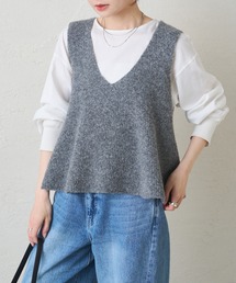 PUAL CE CIN | 片畦ニットビスチェ(ニット/セーター)