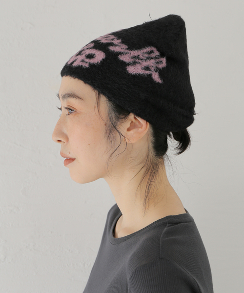 Carhartt WIP（カーハートダブリューアイピー）の「CARHARTT WIP / カーハート ダブリューアイピー CHEDDA BEANIE（ニットキャップ/ビーニー・レディース・ブラック/ライトグリーン/ラベンダー・FREE）」の11枚目の写真