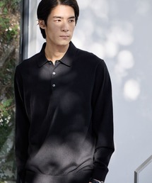 GLOBAL WORK | シルクブレンドニット/ニットポロシャツ/Salon de GW/638786(ポロシャツ)