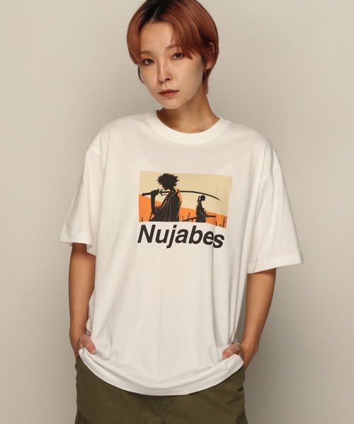 YEN TOWN MARKET(イェンタウンマーケット)の「【SAMURAI CHAMPLOO】Battlecry フロント Tシャツ(Tシャツ/カットソー・メンズ・ブラック/ホワイト/サンドベージュ・XL/L/M)」の2枚目の写真