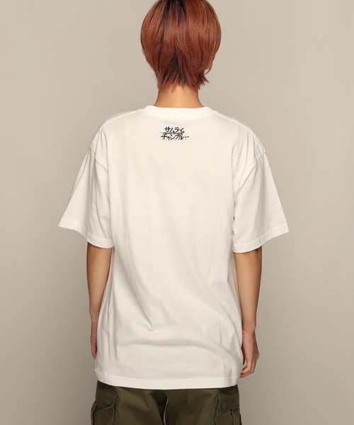 YEN TOWN MARKET(イェンタウンマーケット)の「【SAMURAI CHAMPLOO】Battlecry フロント Tシャツ(Tシャツ/カットソー・メンズ・ブラック/ホワイト/サンドベージュ・XL/L/M)」の4枚目の写真