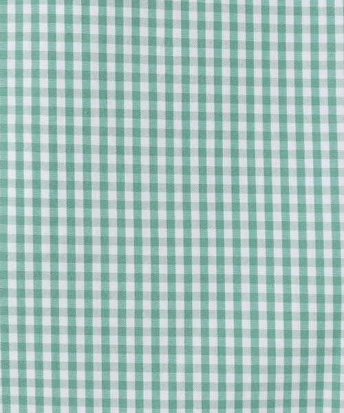 MACPHEE(マカフィー)の「コットンポプリン レギュラーカラーシャツ(シャツ/ブラウス・レディース・ダークブラウン/ライトグリーン・36)」の11枚目の写真