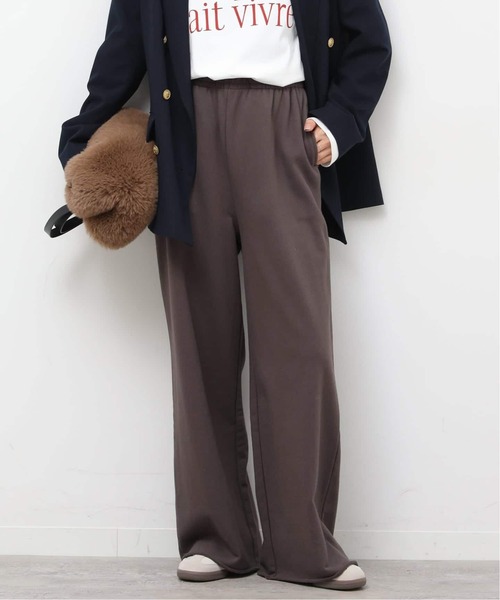 JOURNAL STANDARD relume(ジャーナルスタンダード レリューム)の「《一部WEB限定追加15 / 新色》ワイドスウェットパンツ(スウェットパンツ・レディース・ネイビー/グレー/ブラウン/オートミール・FREE)」の1枚目の写真