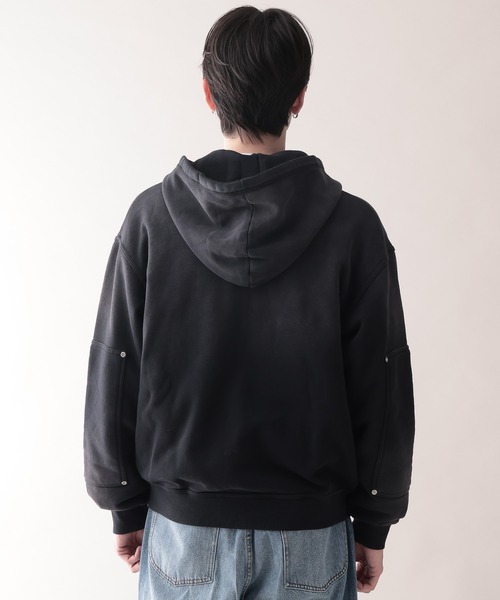 セール】Vintage Short Zip Parker/ヴィンテージ加工ショートジップ