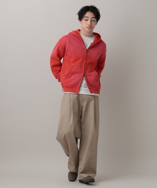 セール】Vintage Short Zip Parker/ヴィンテージ加工ショートジップ