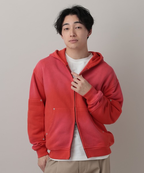セール】Vintage Short Zip Parker/ヴィンテージ加工ショートジップ