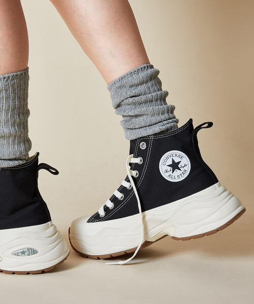 CONVERSE（コンバース）の「CONVERSE/コンバース ALL STAR SURGETRAINER HI[23.0~25.0cm]限定展開/オールスター サージトレイナー ハイカット スニーカー（スニーカー・レディース・ブラック・24.0cm/23.0cm/25.0cm）」の4枚目の写真
