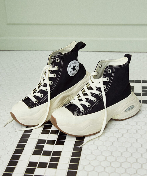 CONVERSE（コンバース）の「CONVERSE/コンバース ALL STAR SURGETRAINER HI[23.0~25.0cm]限定展開/オールスター サージトレイナー ハイカット スニーカー（スニーカー・レディース・ブラック・24.0cm/23.0cm/25.0cm）」の8枚目の写真
