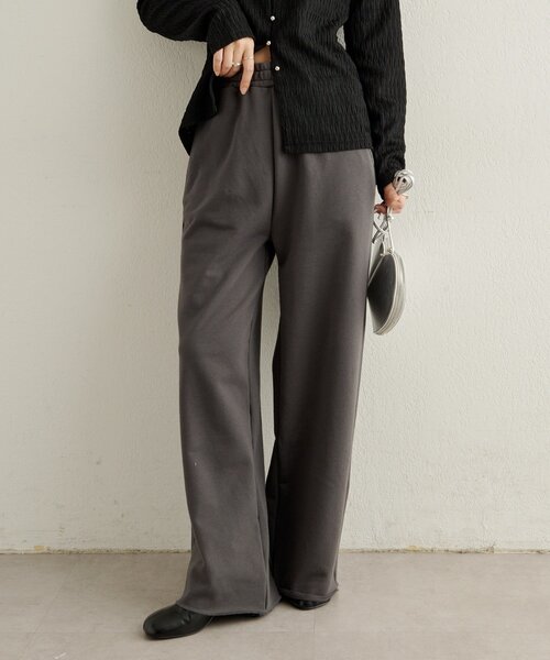 Omekashi（オメカシ）の「スウェットパンツ（スウェットパンツ・レディース・チャコールグレー/ライトグレー・36/38）」の2枚目の写真