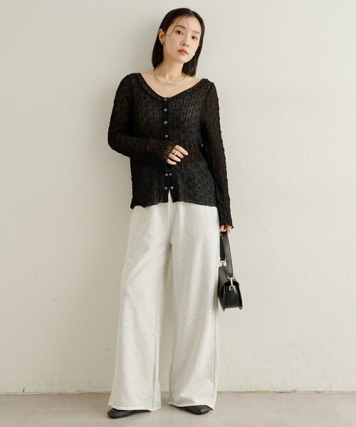 Omekashi（オメカシ）の「スウェットパンツ（スウェットパンツ・レディース・チャコールグレー/ライトグレー・36/38）」の10枚目の写真