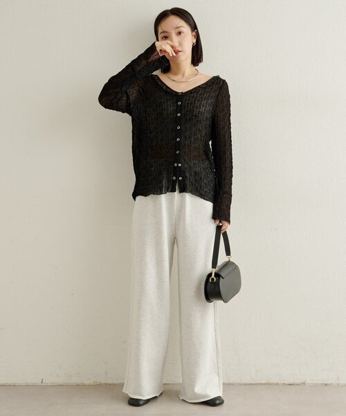 Omekashi（オメカシ）の「スウェットパンツ（スウェットパンツ・レディース・チャコールグレー/ライトグレー・36/38）」の11枚目の写真