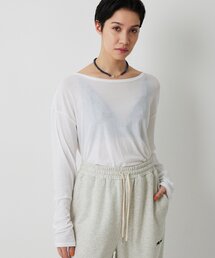 La nature linge】シアーチュールプルオーバー（Tシャツ/カットソー