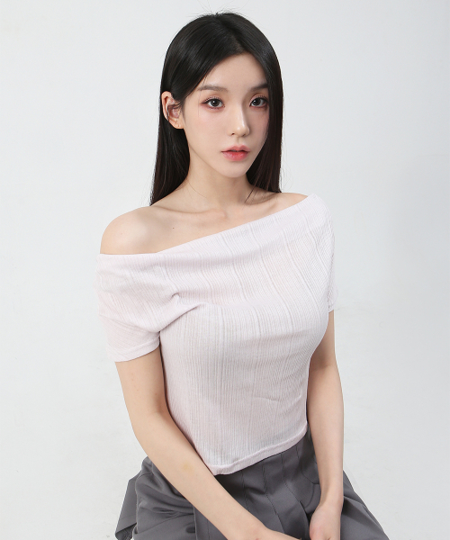 CATTLINE(カトリン)の「シースルーリボントップ ピンク(Tシャツ/カットソー・レディース・その他・FREE)」の1枚目の写真