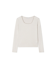 SQUARE NECK T (3color,2size)