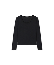 SQUARE NECK T (3color,2size)