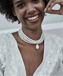 NO WAY（ノーウェイ）の「/レディース パール風 チョーカー ワンポイントパール(BDS)（チョーカー）」