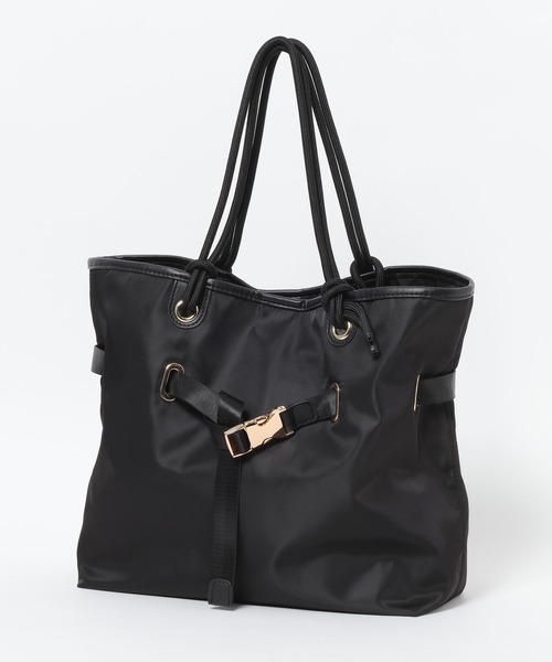 Elura（エルーラ）の「ハンドルロープトート/632907（トートバッグ・レディース・オフホワイト/ブラック/グレー・FREE）」の17枚目の写真