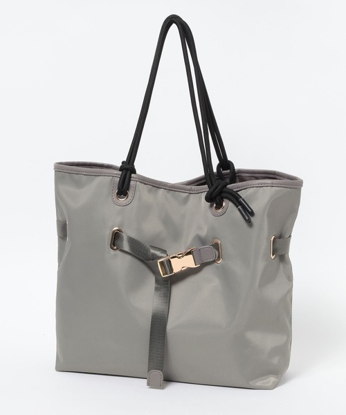 Elura（エルーラ）の「ハンドルロープトート/632907（トートバッグ・レディース・オフホワイト/ブラック/グレー・FREE）」の18枚目の写真