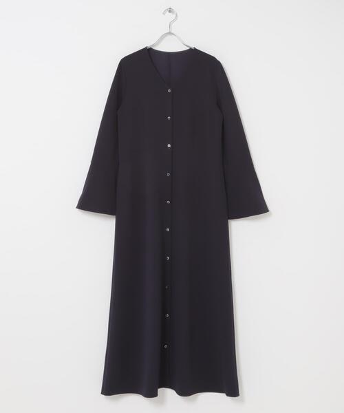 URBAN RESEARCH ROSSO WOMEN(アーバンリサーチ ロッソ)の「ストレッチジョーゼットワンピース(ワンピース・レディース・グレー系その他/ネイビー・FREE)」の21枚目の写真