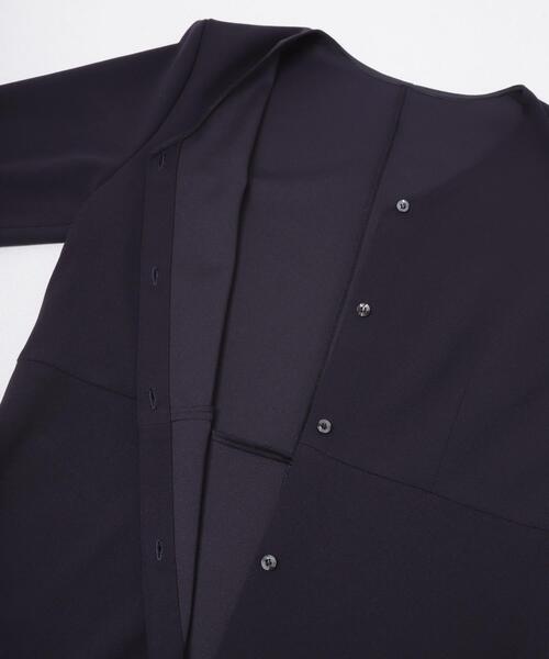 URBAN RESEARCH ROSSO WOMEN(アーバンリサーチ ロッソ)の「ストレッチジョーゼットワンピース(ワンピース・レディース・グレー系その他/ネイビー・FREE)」の22枚目の写真