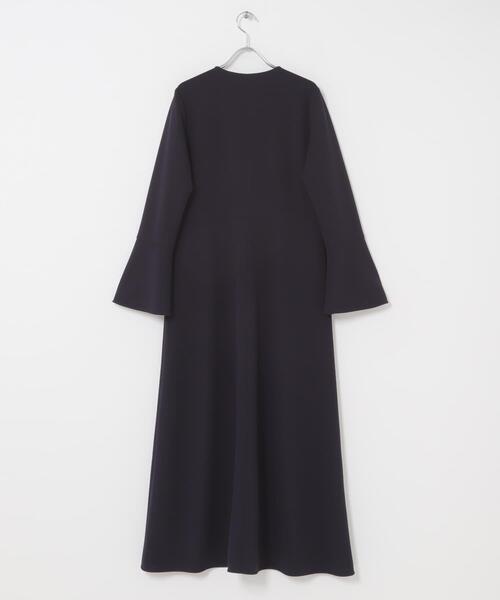 URBAN RESEARCH ROSSO WOMEN（アーバンリサーチ　ロッソ）の「ストレッチジョーゼットワンピース（ワンピース・レディース・グレー系その他/ネイビー・FREE）」の6枚目の写真