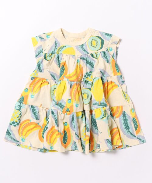 maarook（マルーク）の「トロピカルフルーツPT天竺ティアードワンピース（ワンピース・キッズ・イエロー・130cm/120cm/110cm/100cm）」の13枚目の写真