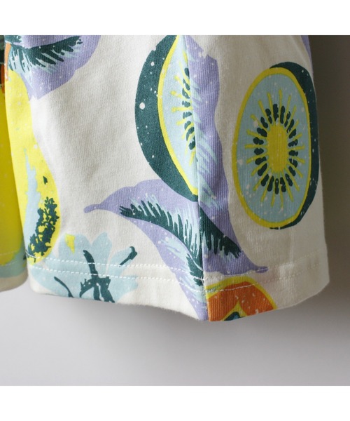 maarook（マルーク）の「トロピカルフルーツPT天竺ティアードワンピース（ワンピース・キッズ・イエロー・130cm/120cm/110cm/100cm）」の7枚目の写真