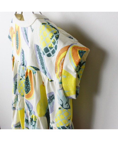 maarook（マルーク）の「トロピカルフルーツPT天竺ティアードワンピース（ワンピース・キッズ・イエロー・130cm/120cm/110cm/100cm）」の12枚目の写真