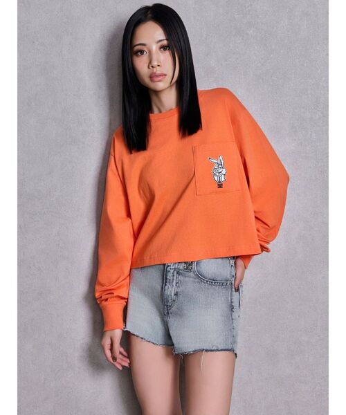 GYDA（ジェイダ）の「ハイウエストSymmetry GYDA 2WAYラインプリーツデニムパンツ（デニムパンツ・レディース・ライトブルー/ブルー・MEDIUM/SMALL/X-SMALL）」の3枚目の写真