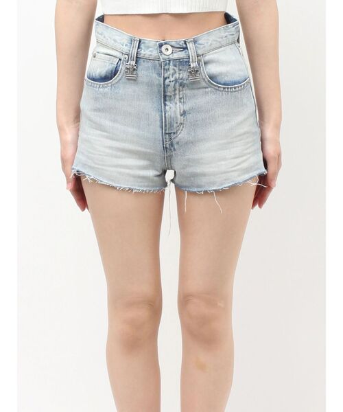 GYDA（ジェイダ）の「ハイウエストSymmetry GYDA 2WAYラインプリーツデニムパンツ（デニムパンツ・レディース・ライトブルー/ブルー・MEDIUM/SMALL/X-SMALL）」の18枚目の写真