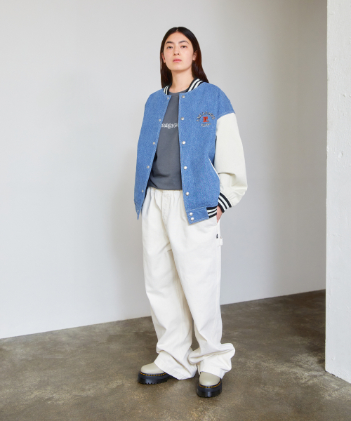 LMCの「DENIM VARSITY JACKET black(スタジャン・レディース・その他・S/M/L)」の12枚目の写真