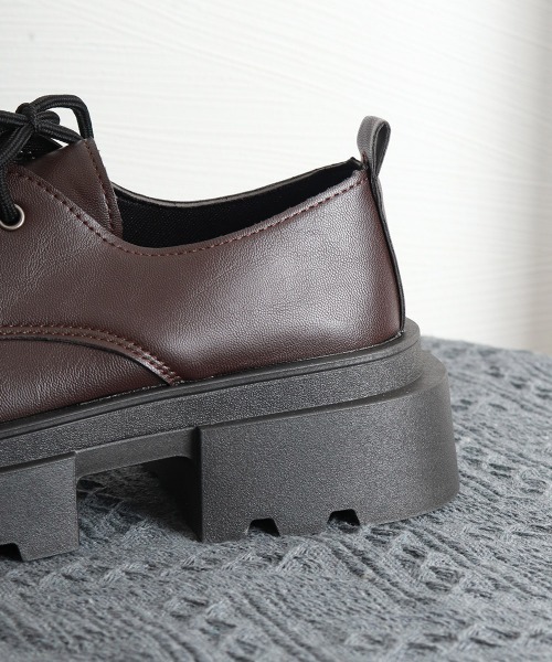 Miniministore(ミニミニストア)の「厚底ローファー レースアップシューズ(ローファー・レディース・ブラウン/ブラック・25.0cm/22.5cm/23.0cm/23.5cm/24.0cm/24.5cm)」の15枚目の写真