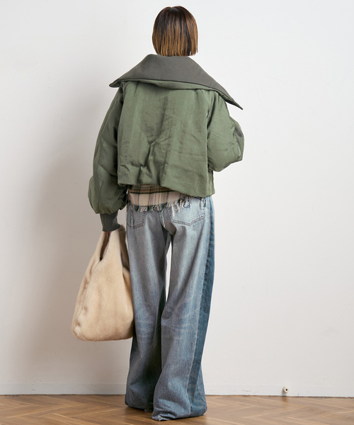 R13（アールサーティーン）の「*【R13/アールサーティーン】Insert D'arcy Loose Jean（デニムパンツ・レディース・ブルー・27/26/25/24）」の22枚目の写真