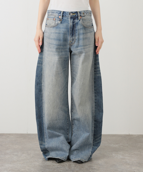 R13（アールサーティーン）の「*【R13/アールサーティーン】Insert D'arcy Loose Jean（デニムパンツ・レディース・ブルー・27/26/25/24）」の2枚目の写真