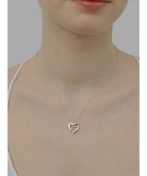 Tou（ティーオーユー）の「[Siver925] WE027 double heart necklace（ネックレス）」