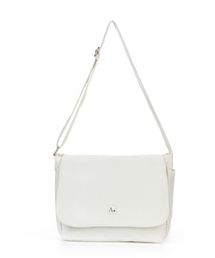 THE-ABON（エイボン）の「パロ コットンスクエアクロスバッグ アイボリー（メッセンジャーバッグ）」