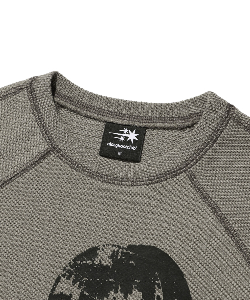 NICE GHOST CLUB(ナイスゴーストクラブ)の「DOLL AND THE GIRL WAFFLE L/S TEE_BEIGE(NG2ESUT550A)(Tシャツ/カットソー・レディース・その他・L/M/S)」の3枚目の写真