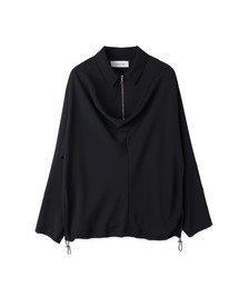 CULLNI（クルニ）の「Airy Cloth Drape Drawstring Half Zip Shirt（シャツ/ブラウス）」