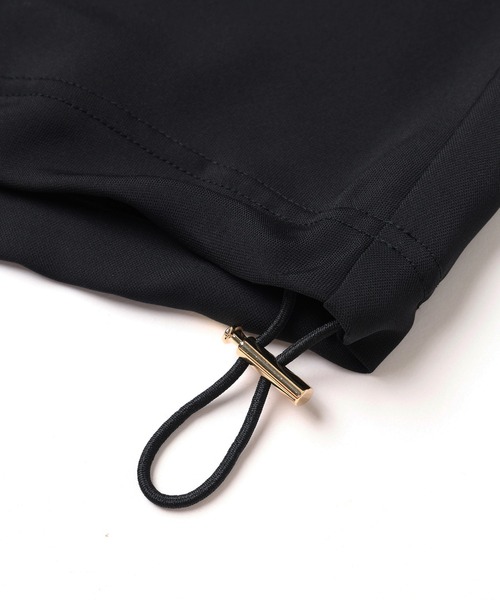 CULLNI（クルニ）の「Airy Cloth Drape Drawstring Half Zip Shirt（シャツ/ブラウス・メンズ・チャコール/ネイビー/ベージュ/ブラック・2/1/0）」の16枚目の写真