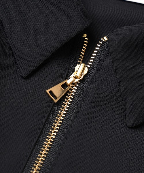 CULLNI（クルニ）の「Airy Cloth Drape Drawstring Half Zip Shirt（シャツ/ブラウス・メンズ・チャコール/ネイビー/ベージュ/ブラック・2/1/0）」の17枚目の写真