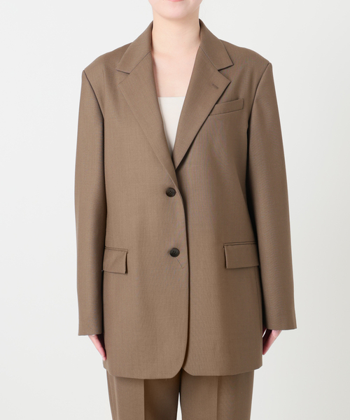 VERMEIL par iena(ヴェルメイユパーイエナ)の「TAILORED ジャケット(テーラードジャケット・レディース・カーキ/ブラック・38/40/36)」の20枚目の写真