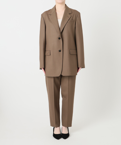 VERMEIL par iena(ヴェルメイユパーイエナ)の「TAILORED ジャケット(テーラードジャケット・レディース・カーキ/ブラック・38/40/36)」の21枚目の写真