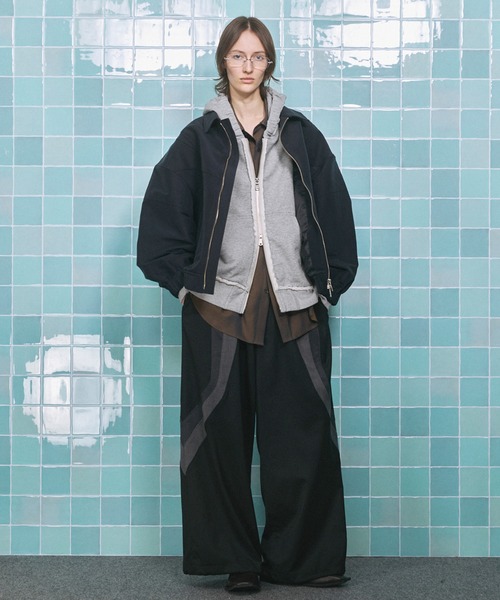 MAISON SPECIAL(メゾンスペシャル)の「《UNISEX》Calze Cupra Prime-Over Long-sleeve Shirt/カルゼキュプラプライムオーバーロングスリーブシャツ【MAISON SPECIAL/メゾンスペシャル】(シャツ/ブラウス・メンズ・ブラック/ライトグリーン/ダークブルー/オレンジ・0/1/2)」の8枚目の写真
